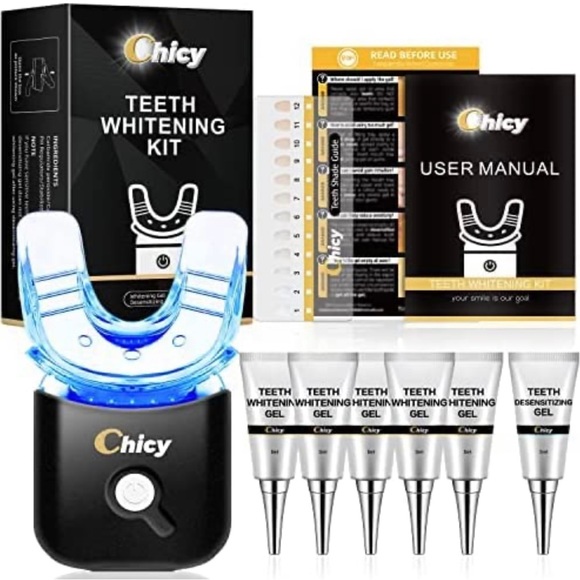 CHICY Teeth Whitening Kit with LED Light,Cooperate with New 35% Carbamid - Picture 1 of 7
